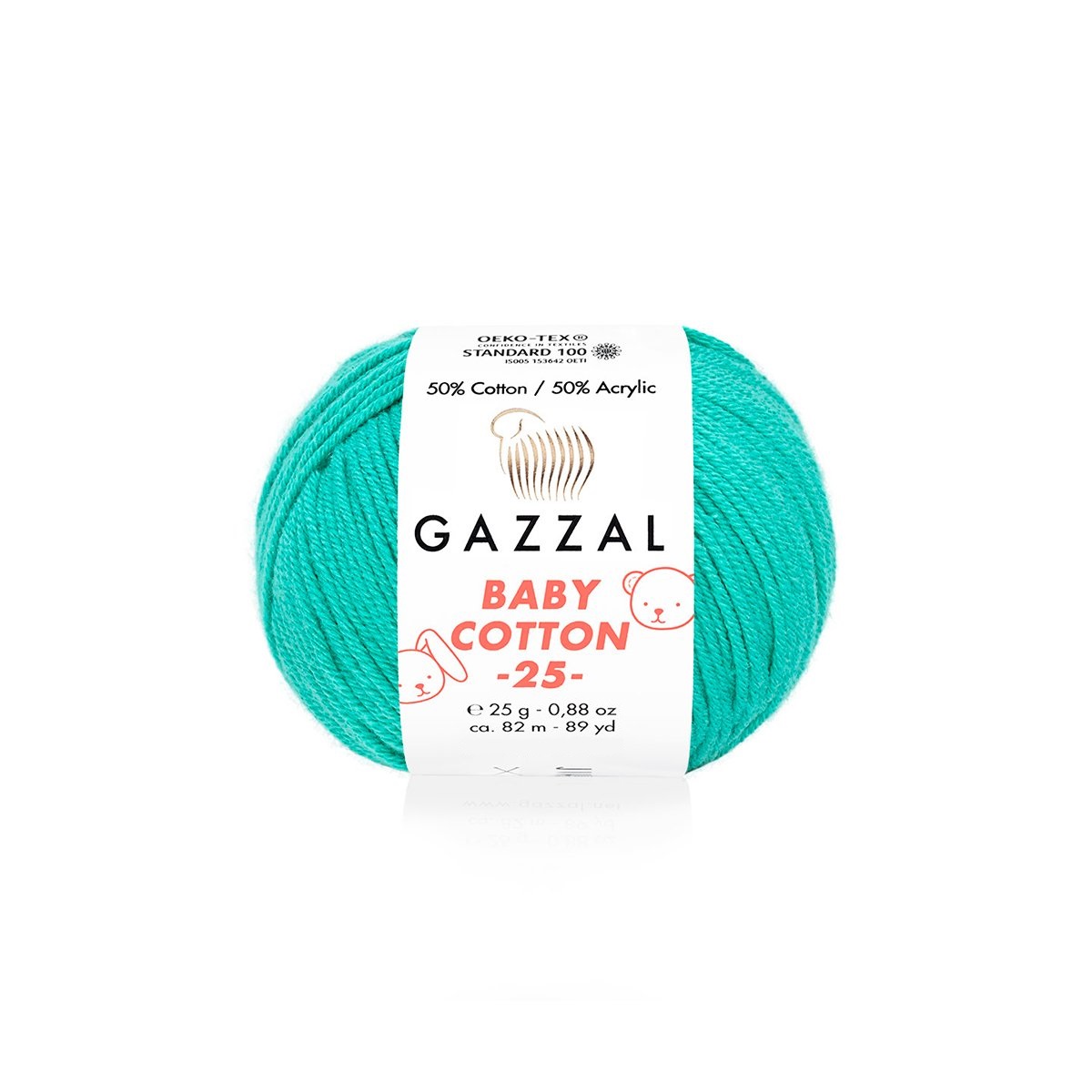 Пряжа Gazzal BabyCotton 25 цвет 3426