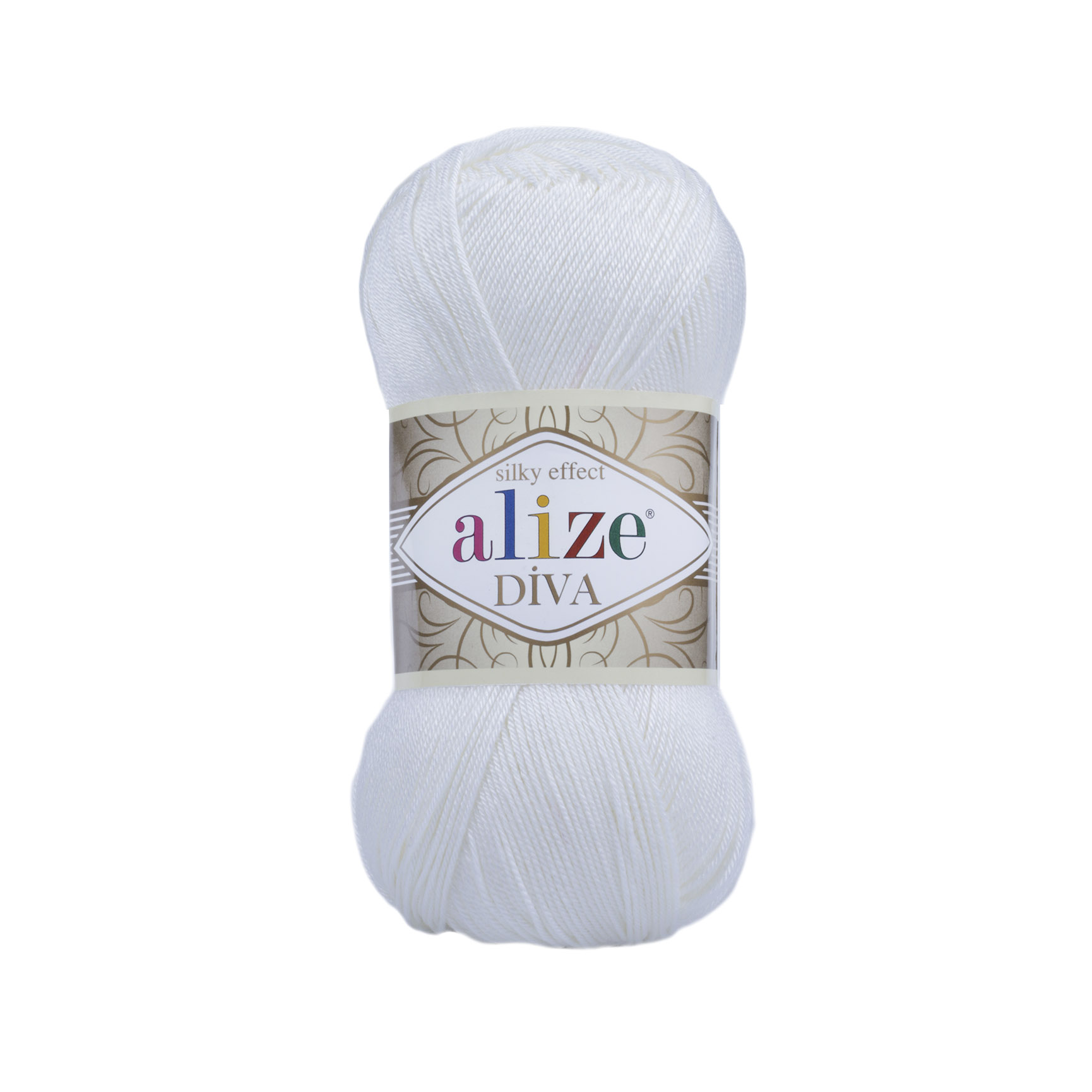 Пряжа Alize Diva 55 White