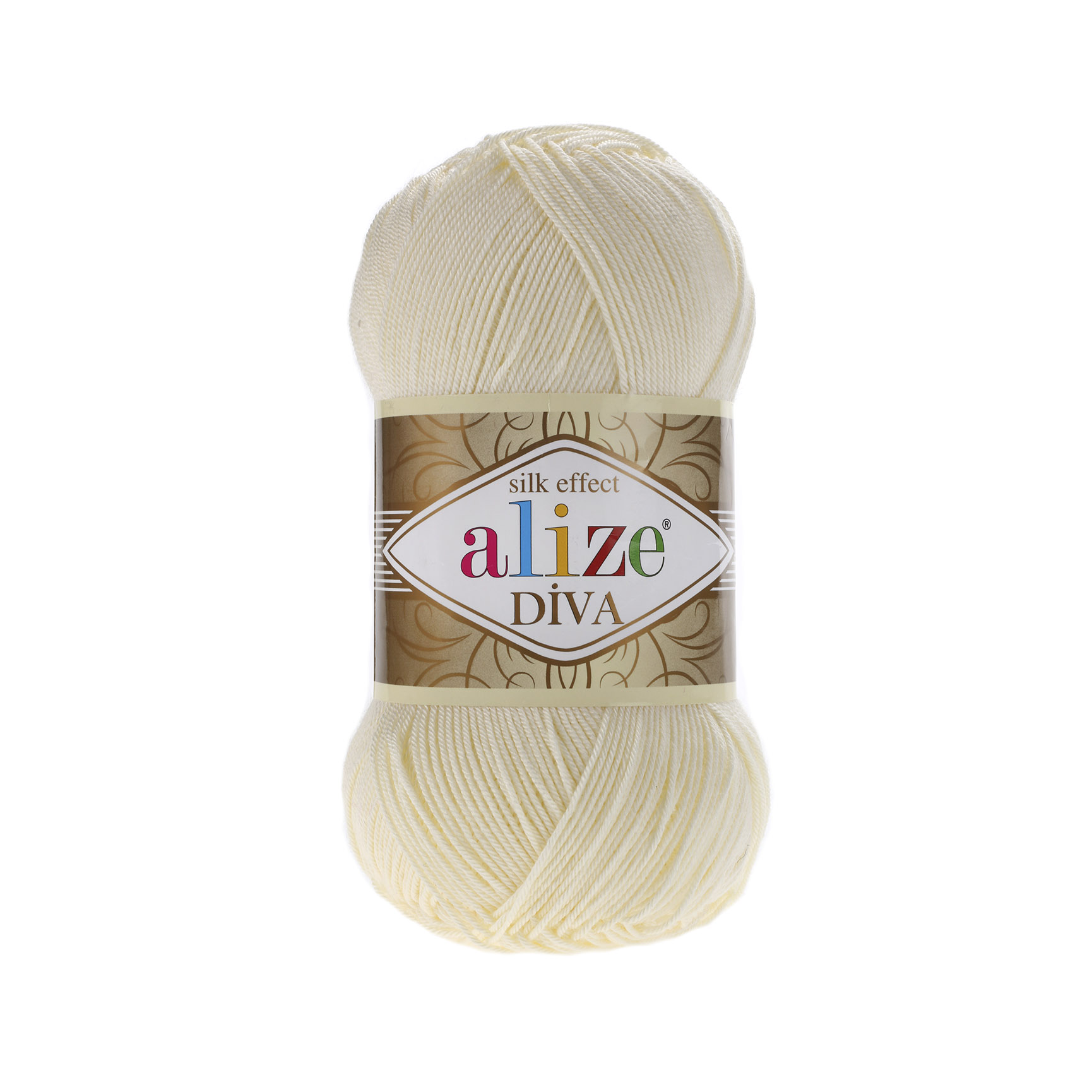 Пряжа Alize Diva 01 Cream