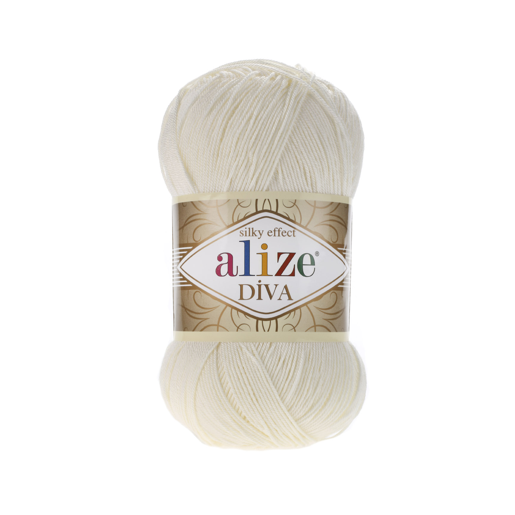 Пряжа Alize Diva 62 Light Cream