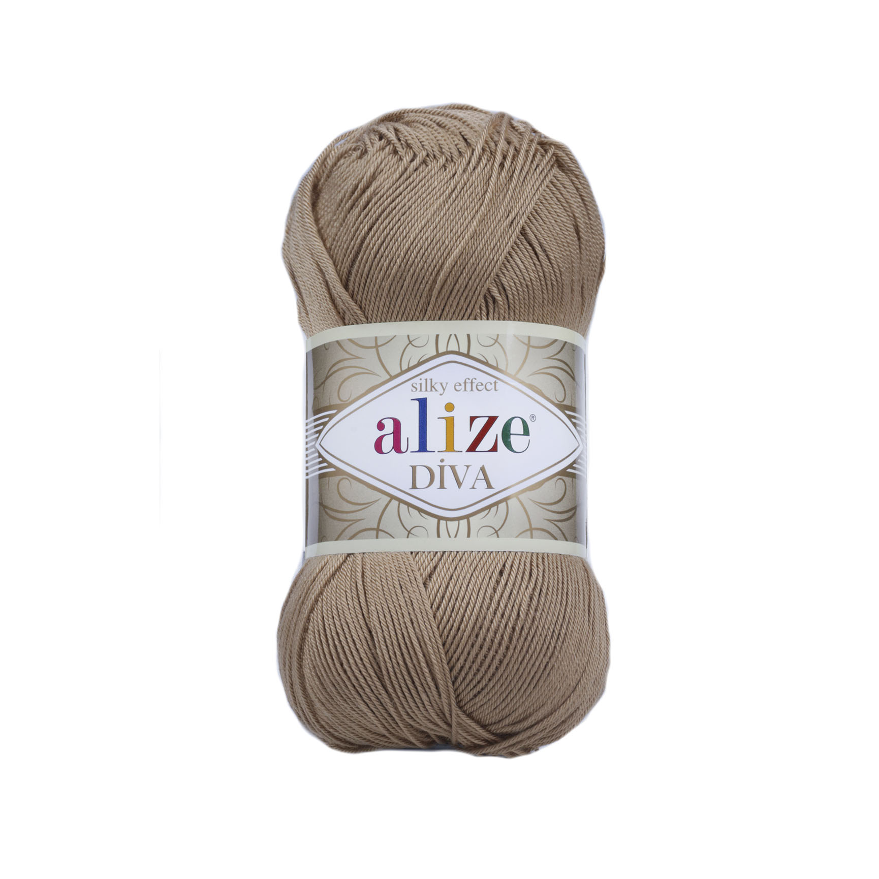 Пряжа Alize Diva 369 Caramel