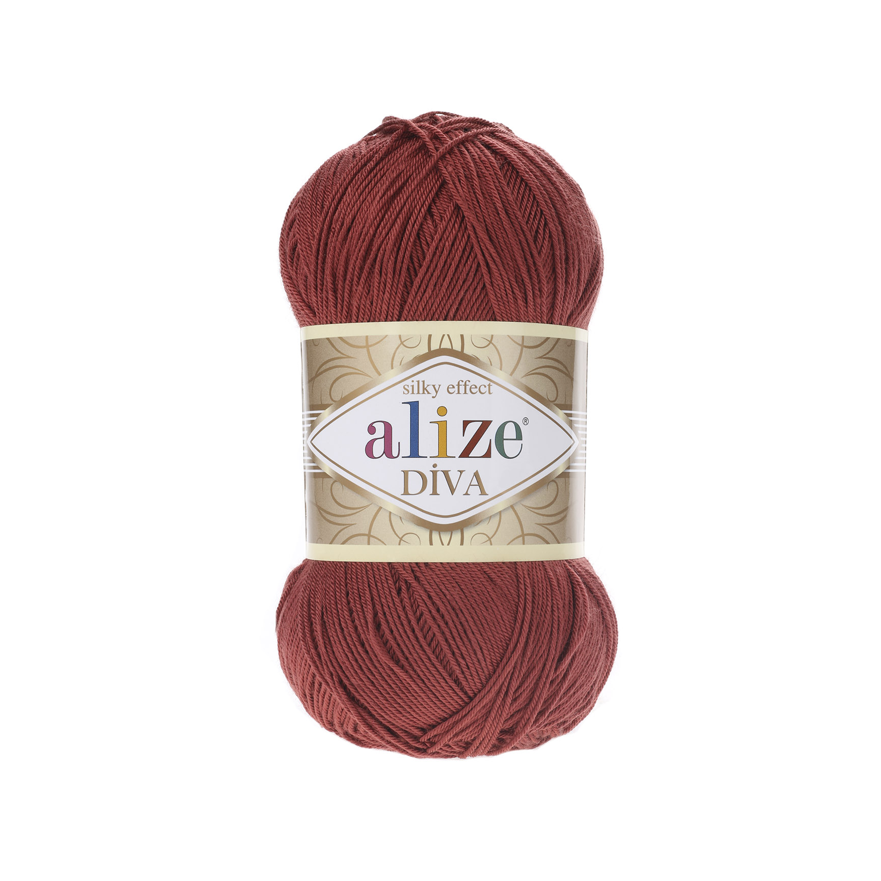 Пряжа Alize Diva 320 Red Wood