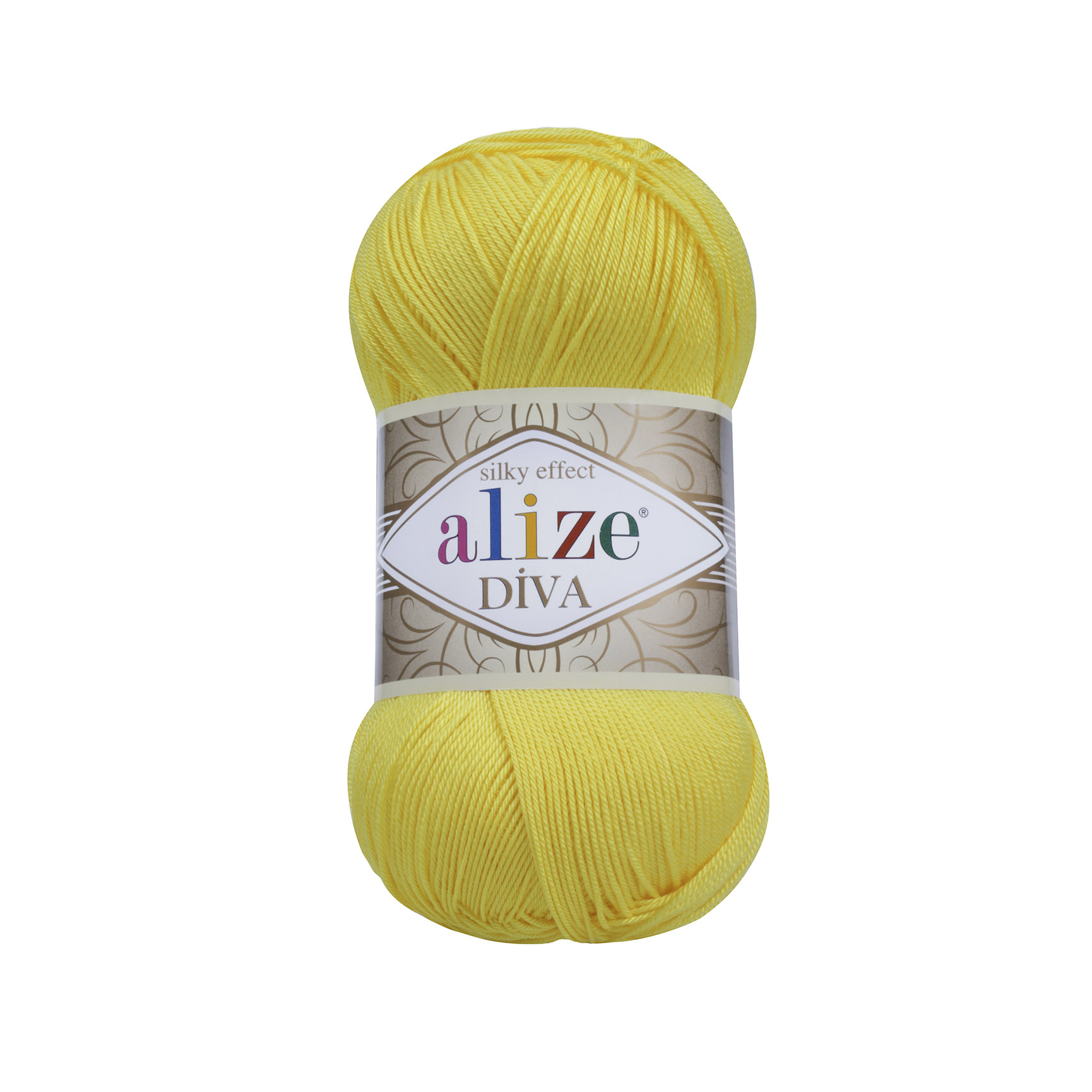 Пряжа Alize Diva 110 Yellow