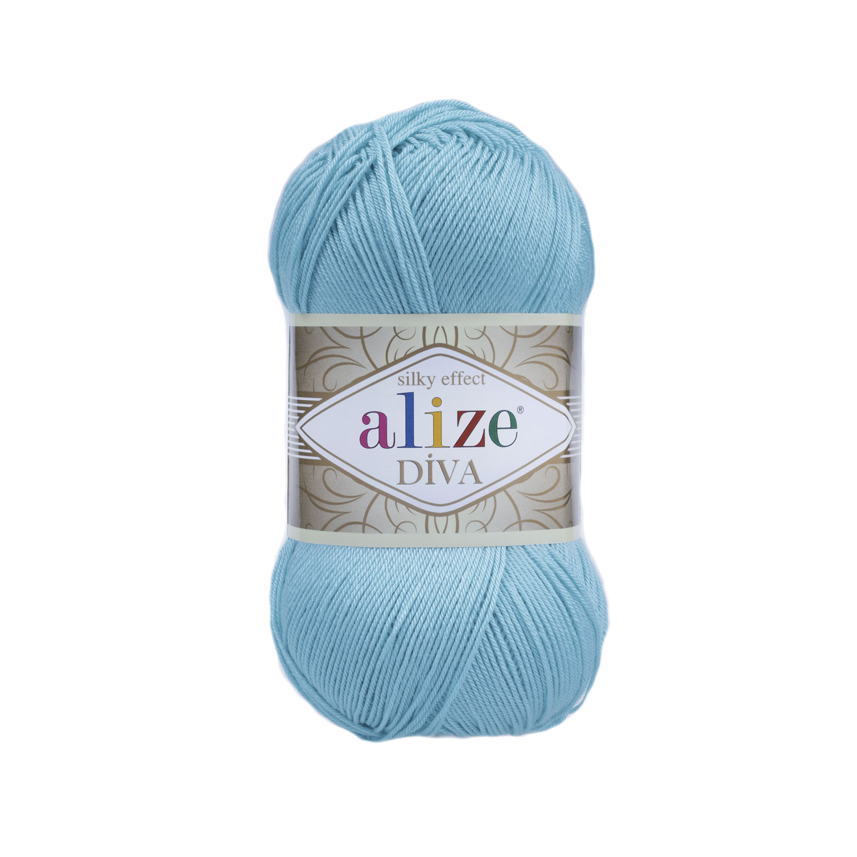 Пряжа Alize Diva 376 Cyan