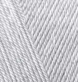 Пряжа Alize Diva 168 Light Grey