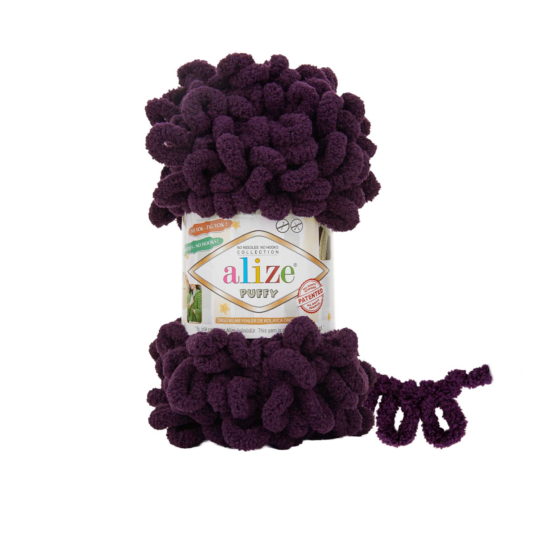 Пряжа Alize Puffy 986