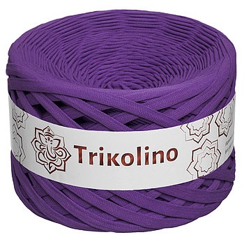 Пряжа трикотажная 7-9 мм "Trikolino" 100м. Сливовый