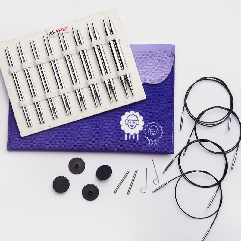 Набір змінних спиць для в'язання "Deluxe Nova Metal" KnitPro 10616